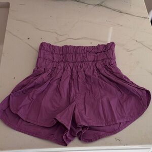 FP Movement by Free People high waist Purple Athletic Shorts